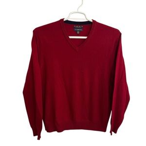 Club Room Long Sleeve V-Neck Merino Wool Sweater Mens Size Medium